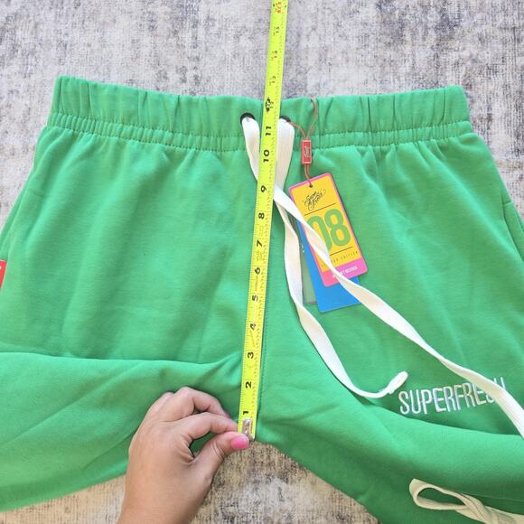 SUPERFRESH Pants Mens Medium Green Limited Edition 08 Joggers Sweatpants Lounge - Picture 8 of 10